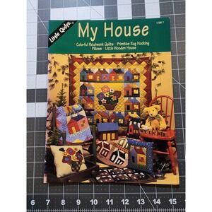 Little Quilts My House Quilt‎ Booklet 1997 Vintage